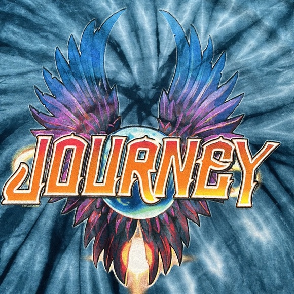 Tie dye Journey band tshirt - Picture 2 of 6